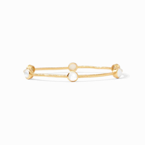 Milano Luxe Bangle - Iridescent Clear Crystal-Julie Vos-Renee Taylor Gallery