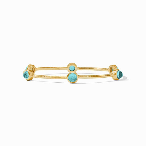 Milano Luxe Bangle-Iridescent Bahamian Blue - BG047GIBB-Julie Vos-Renee Taylor Gallery