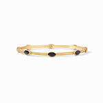 Monaco Charcoal Blue Bangle - BG253-Julie Vos-Renee Taylor Gallery
