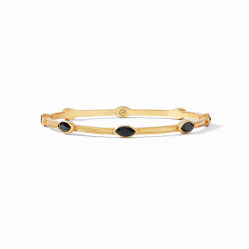 Monaco Bangle - Obsidian Black-Julie Vos-Renee Taylor Gallery