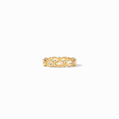 Mykonos Ring Gold Clear Crystal - R184GRC-Julie Vos-Renee Taylor Gallery