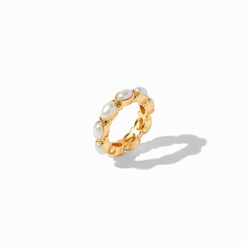 Mykonos Ring Gold Clear Crystal - R184GRC-Julie Vos-Renee Taylor Gallery
