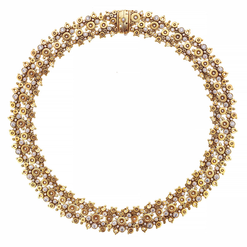 18K "Lace" Diamond Necklace - N-34-Alex Sepkus-Renee Taylor Gallery