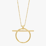 Origins Slim Ball Necklace - Gold Plated - N0085 ORO00-CXC-Renee Taylor Gallery