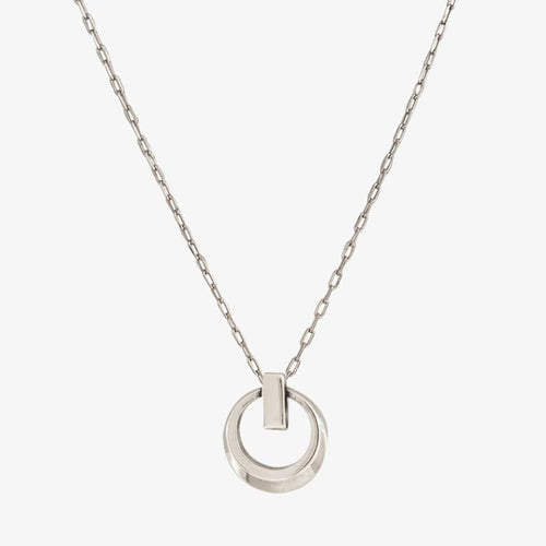 On-Off Necklace - Silver Plated - N0113 MET00-CXC-Renee Taylor Gallery