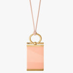 Omega Alejandra Necklace - Gold Plated, Pink Elastic Band - N0131 OKR00-CXC-Renee Taylor Gallery