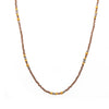 2mm Zircon, Grey Pearls 24K Gold Vermeil Necklace-Joyla-Renee Taylor Gallery