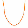 2mm Carnelian, Grey Pearls 24K Gold Vermeil Necklace-Joyla-Renee Taylor Gallery