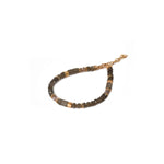 5mm Smoky Quartz Rose Plated 24K Gold Vermeil Necklace-Joyla-Renee Taylor Gallery