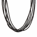 2mm, 6 Strand & Black Spinell 24K Gold Vermeil Necklace-Joyla-Renee Taylor Gallery