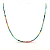 Multi Color Faceted Beaded Necklace 3MM 24K Gold Vermeil - N7-MULTI1-Joyla-Renee Taylor Gallery