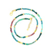 Multi Color Faceted Beaded Necklace 3MM 24K Gold Vermeil - N7-MULTI1-Joyla-Renee Taylor Gallery