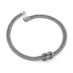 Love Knot Silver Double Chain Necklace - NB98778-John Hardy-Renee Taylor Gallery