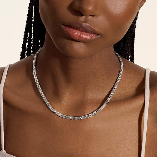 Icon 5mm Sterling Silver Necklace - NB990096-John Hardy-Renee Taylor Gallery