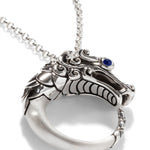 Naga Necklace, Sterling Silver, Pavé - NBS6501254BHBLSBN-John Hardy-Renee Taylor Gallery