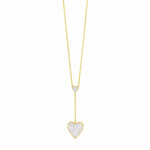 From the Heart Lariat Necklace - PYZ070548B-MOP-18E-Freida Rothman-Renee Taylor Gallery