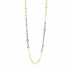 Illuminating Two-Tone Long Necklace - YRZ070323BB-36-Freida Rothman-Renee Taylor Gallery