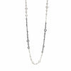 Illuminating Two-Tone Long Necklace - YRZ070323BB-36-Freida Rothman-Renee Taylor Gallery