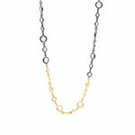 Illuminating Two-Tone Long Necklace - YRZ070323BB-36-Freida Rothman-Renee Taylor Gallery