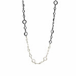 Illuminating Two-Tone Long Necklace - YRZ070323BB-36-Freida Rothman-Renee Taylor Gallery