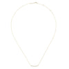 14K Yellow Gold 18" Diamond Pavé Curved Bar Necklace - NK4273Y45JJ-Gabriel & Co.-Renee Taylor Gallery