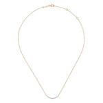 14K Rose Gold Diamond Curved Bar Necklace - NK4942K45JJ-Gabriel & Co.-Renee Taylor Gallery