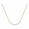 14K Yellow Gold Diamond Curved Bar Necklace - NK4942Y45JJ-Gabriel & Co.-Renee Taylor Gallery