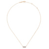 14K Rose Gold Rectangular Diamond Pendant Necklace - NK4943K45JJ-Gabriel & Co.-Renee Taylor Gallery