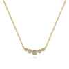 14K Yellow Gold Curved Diamond Bar Necklace - NK5424Y45JJ-Gabriel & Co.-Renee Taylor Gallery
