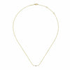 14K Yellow Gold Curved Bar Necklace with Diamond Stations - NK6111Y45JJ-Gabriel & Co.-Renee Taylor Gallery