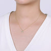 14K Yellow Gold Diamond Pavé Heart Pendant Necklace with Bujukan Frame - NK6113Y45JJ-Gabriel & Co.-Renee Taylor Gallery