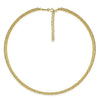 14K Yellow Gold Wide Diamond Station Choker Necklace with Bujukan Beads - NK6209Y45JJ-Gabriel & Co.-Renee Taylor Gallery