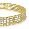14K Yellow Gold Wide Diamond Station Choker Necklace with Bujukan Beads - NK6209Y45JJ-Gabriel & Co.-Renee Taylor Gallery