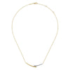 14K Yellow-White Gold Diamond Pavé and Bujukan Curved Bar Necklace - NK6362M45JJ-Gabriel & Co.-Renee Taylor Gallery
