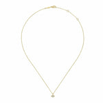 14K Yellow-White Gold Diamond Eye Pendant Necklace - NK6433M45JJ-Gabriel & Co.-Renee Taylor Gallery