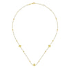 14K Yellow Gold Pyramid Quatrefoil Station Necklace - NK6459Y4JJJ-Gabriel & Co.-Renee Taylor Gallery