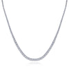 14K White Gold Graduated Diamond Necklace - NK6593W45JJ-Gabriel & Co.-Renee Taylor Gallery