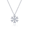 14K White Gold Diamond Pendant Necklace - NK6645W45JJ-Gabriel & Co.-Renee Taylor Gallery