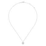 14K White Gold Diamond Pendant Necklace - NK6645W45JJ-Gabriel & Co.-Renee Taylor Gallery