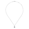 14K White Gold Diamond Classic Pendant Necklace - NK7000W45JJ-Gabriel & Co.-Renee Taylor Gallery