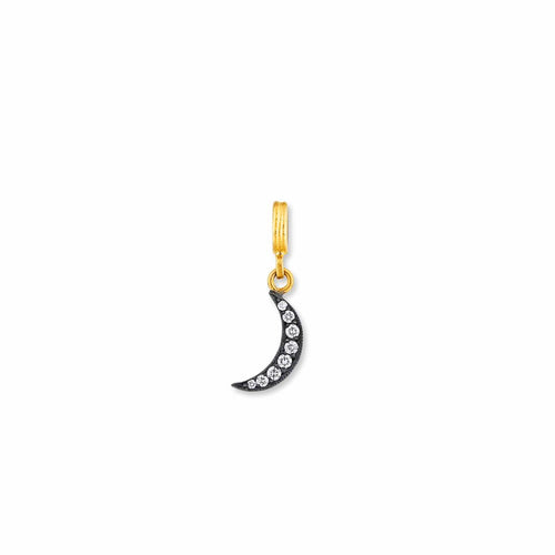New Moon New Hope Small Charm with Diamond by Lika Behar