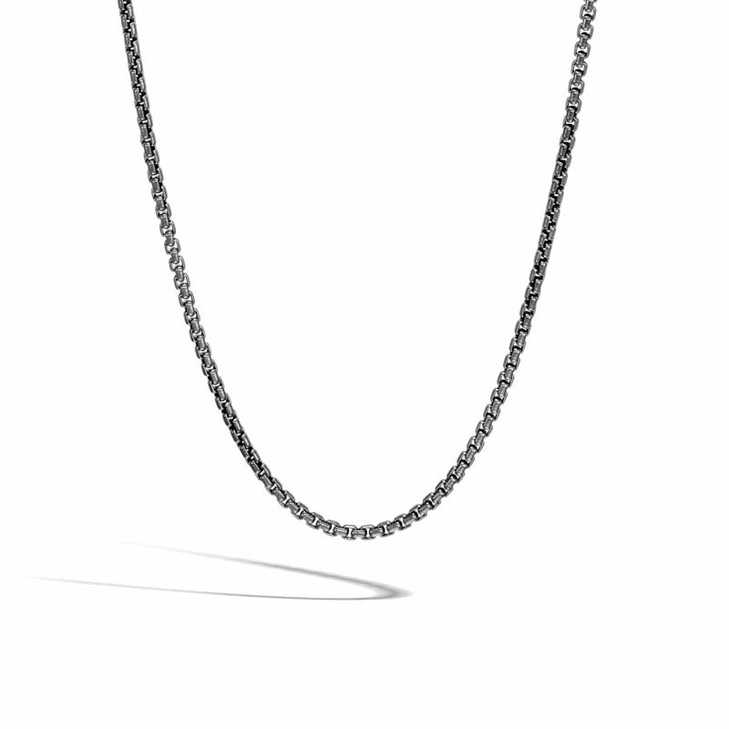 Box Chai Necklace, Dark Silver - NM90413SMBRDX-John Hardy-Renee Taylor Gallery