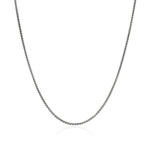 Box Chain Necklace, Sterling Silver, 1.6MM - NM98806-John Hardy-Renee Taylor Gallery