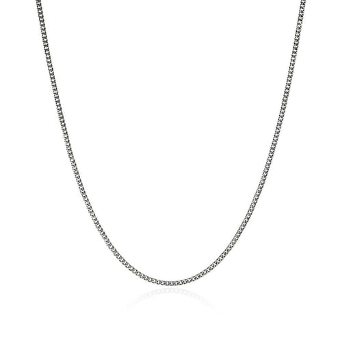 Curb Chain Necklace, Sterling Silver, 2.1MM - NM98811-John Hardy-Renee Taylor Gallery