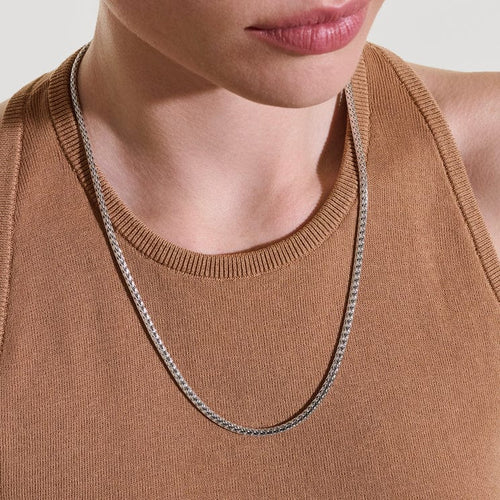 Icon Mini Necklace, Sterling Silver, 3.5MM - NM98893-John Hardy-Renee Taylor Gallery