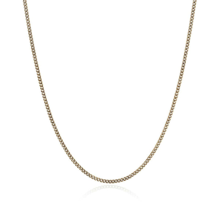 14K Gold Curb Chain Necklace, 2.1MM - NMGG98811-John Hardy-Renee Taylor Gallery