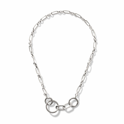 Multi Keyring Necklace, Sterling Silver-John Hardy-Renee Taylor Gallery