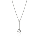 JH Essentials Heart 14K Gold & Silver Diamond Pave Lariat Necklace - NZZP989902DIX-John Hardy-Renee Taylor Gallery