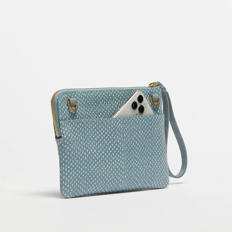 Nash Small Handbag - Nash Small Bay Blue Snake BG-Hammitt-Renee Taylor Gallery