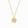 Luna Delicate Charm Cubic Zirconia Necklace - N511GCZ00-Julie Vos-Renee Taylor Gallery